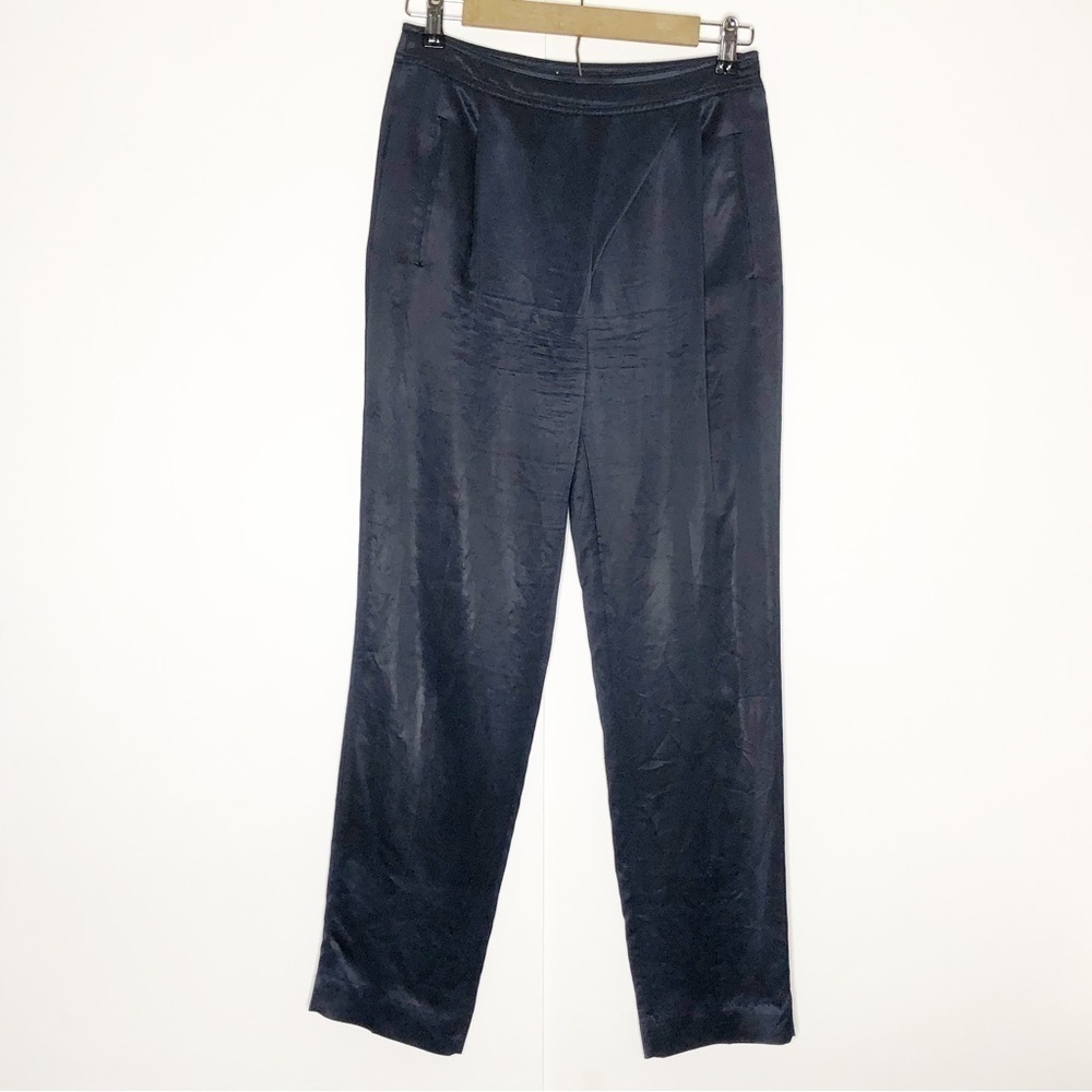 Marc‎ by Marc Jacobs Darkest Teal Satin Trousers